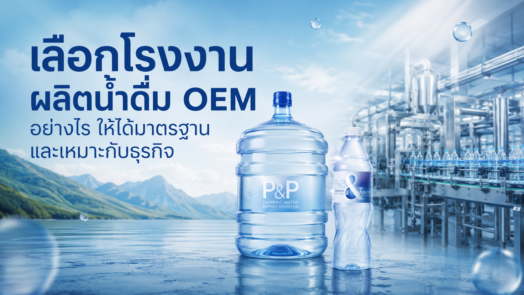 โรงงานผลิตน้ำดื่ม